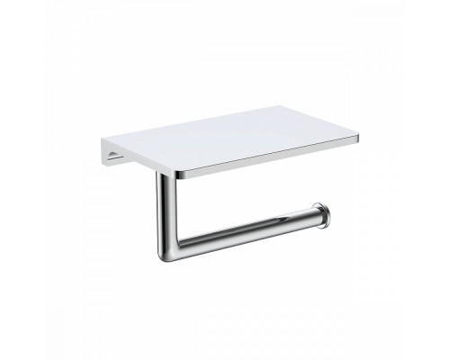 Держатель для туалетной бумаги Raglo R320.03 с полкой,хром