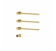 Полотенцесушитель электрический RAGLO R350.51.03 встраиваемый сенсорный с терморегулятором , сатин золотой