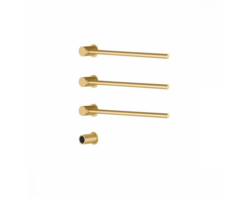 Полотенцесушитель электрический RAGLO R350.51.03 встраиваемый сенсорный с терморегулятором , сатин золотой