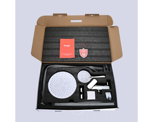 Душевая система Raglo R03.24 для ванны и душа излив поворотный 15 см, хром