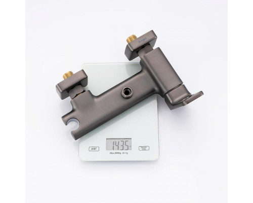 Смеситель Raglo R51.51.09 с гигиеническим душем настенный , графит