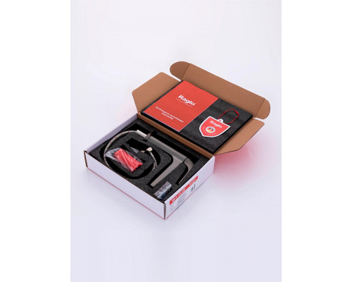 Смеситель Raglo R07.10.09 для раковины монолитный, графит