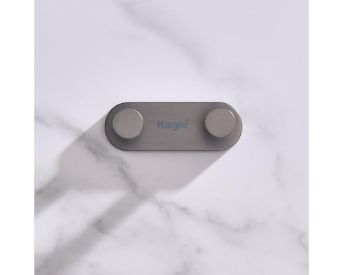 Крючок для полотенец Raglo R300.052.09 двойной,графит