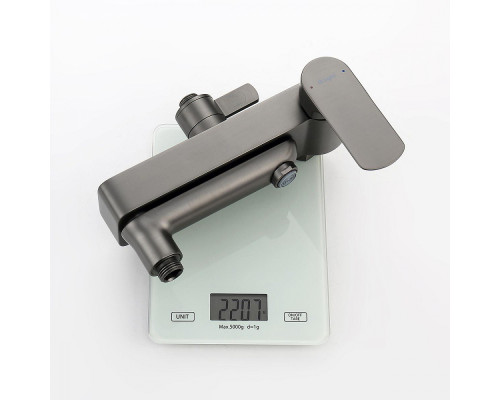 Душевая система Raglo R03.24.09 для ванны и душа излив поворотный 15 см, графит