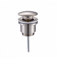 Донный клапан для раковины Raglo R600.01.05 без перелива (клик-клак), латунь, сатин