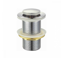 Донный клапан для раковины Raglo R600.04 без перелива (клик-клак), латунь, хром