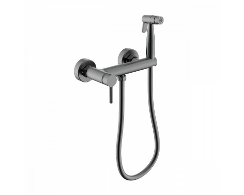 Смеситель Raglo R20.51.09 с гигиеническим душем настенный , графит