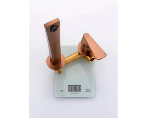 Смеситель Raglo R07.11.33 для раковины встраиваемый монолитный, матовая медь