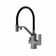 Смеситель Raglo R85.62.09 для кухни с подключением к фильтру съёмный гибкий излив с магнитным фиксатором, графит