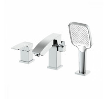 Смеситель Raglo R01.31 на борт ванны врезной монолитный, хром