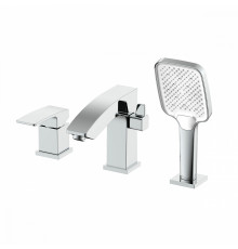 Смеситель Raglo R01.31 на борт ванны врезной монолитный, хром