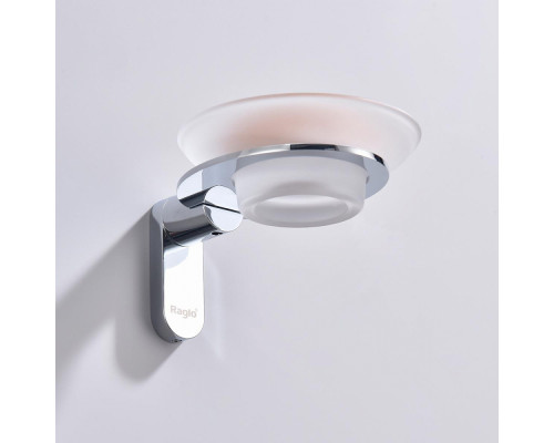 Мыльница Raglo R300.02 с держателем,хром