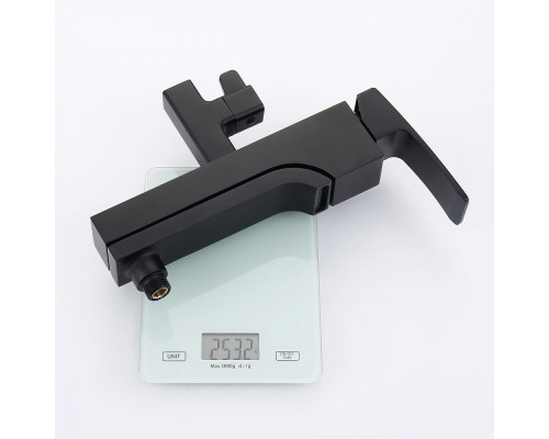 Душевая система Raglo R02.24.06 для ванны и душа излив поворотный 20 см, черный