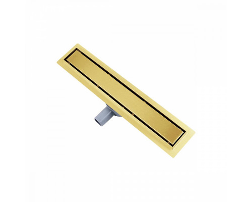 Душевой трап двухсторонний/под плитку Raglo R652.60.03 600мм, нержавеющая сталь, сатин золотой