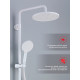 Душевая система Raglo R20.24.08 для ванны и душа излив поворотный 15 см, белый