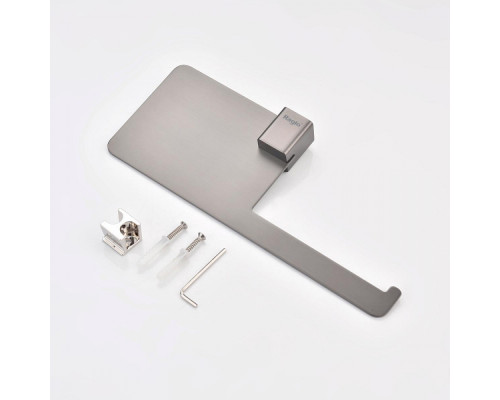 Держатель для туалетной бумаги Raglo R301.03.09 с полкой,графит