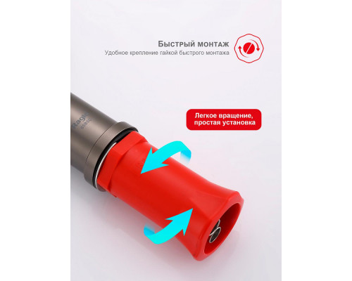 Смеситель Raglo R20.63.09 для кухни с подключением к фильтру съёмный гибкий излив с магнитным фиксатором, графит