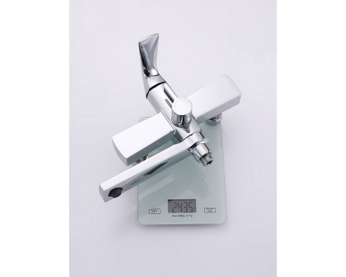 Душевая система Raglo R07.24 для ванны и душа излив поворотный 20 см, хром