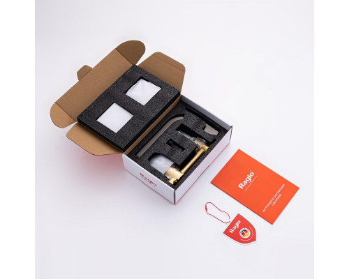 Смеситель Raglo R02.11.09 для раковины встраиваемый монолитный, графит