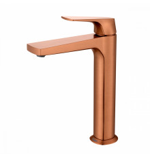 Смеситель Raglo R07.15.33 для раковины высокий монолитный, матовая медь