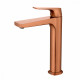 Смеситель Raglo R07.15.33 для раковины высокий монолитный, матовая медь