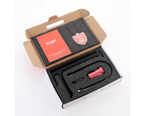 Смеситель Raglo R03.15.06 для раковины высокий монолитный, черный