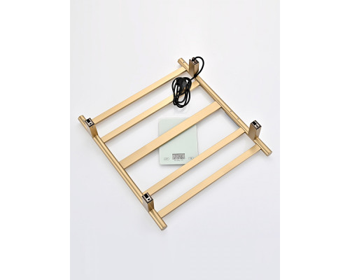 Полотенцесушитель электрический RAGLO R350.01.03 настенный сенсорный с терморегулятором , сатин золотой