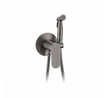 Смеситель Raglo R10.52.09 с гигиеническим душем встраиваемый , графит