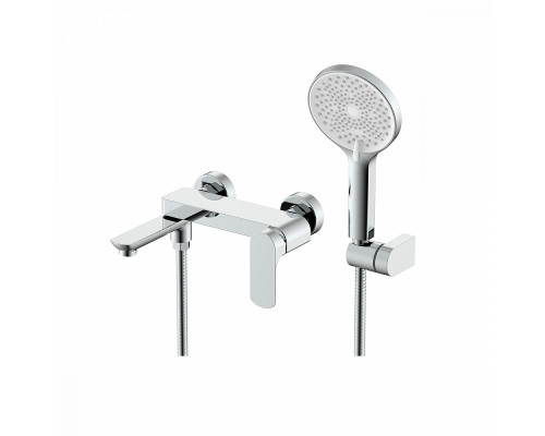 Смеситель Raglo R03.30 для ванны и душа настенный излив поворотный 15 см, хром