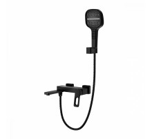 Смеситель Raglo R51.30.06 для ванны и душа настенный излив поворотный 15 см, черный