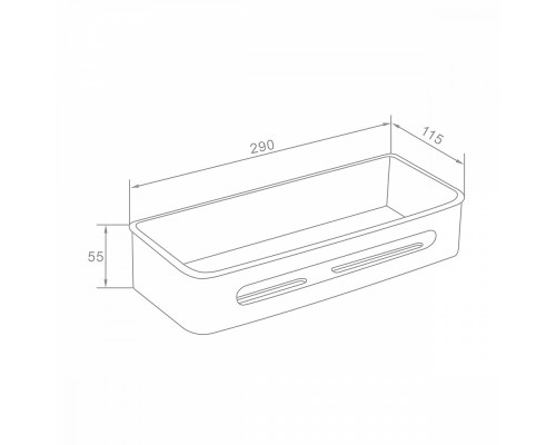 Полка для ванны и душа Raglo R340.02.03 прямая с крючками,сатин золотой
