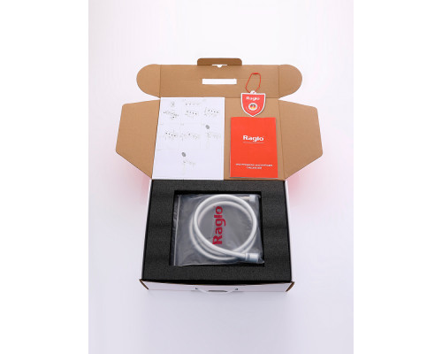 Смеситель Raglo R20.32 для ванны и душа встраиваемый излив монолитный 20 см, хром