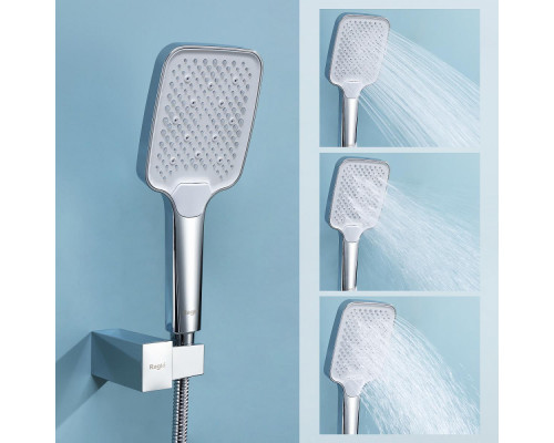 Смеситель Raglo R01.36 для ванны и душа с термостатом излив повротный 15 см, хром