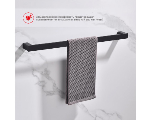 полотенцедержатель Raglo R301.01.06 одинарный 60 см,черный