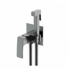 Смеситель Raglo R01.52.09 с гигиеническим душем встраиваемый , графит