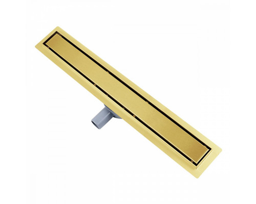 Душевой трап двухсторонний/под плитку Raglo R652.80.03 800мм, нержавеющая сталь, сатин золотой