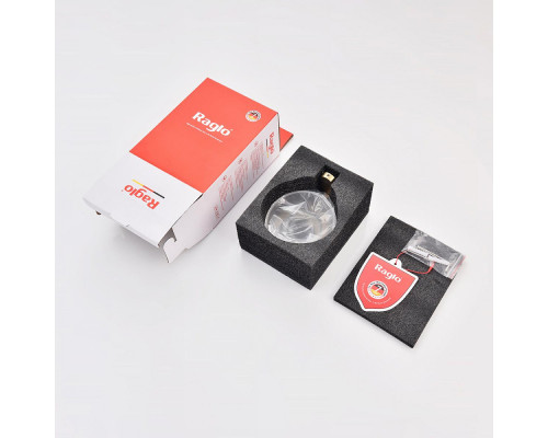 Мыльница Raglo R300.02.03 с держателем,сатин золотой