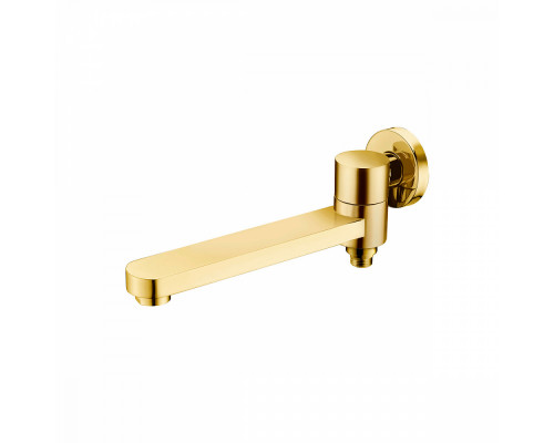 Встраиваемый наполнитель Raglo R473.71.03 для ванны и душа излив поворотный 23 см с функцией переключения латунь, сатинзолотой