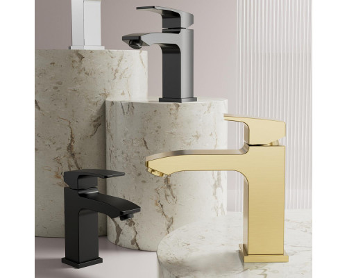 Смеситель Raglo R01.10.06 для раковины монолитный, черный