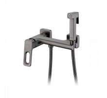 Смеситель Raglo R51.51.09 с гигиеническим душем настенный , графит