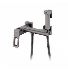 Смеситель Raglo R51.51.09 с гигиеническим душем настенный , графит