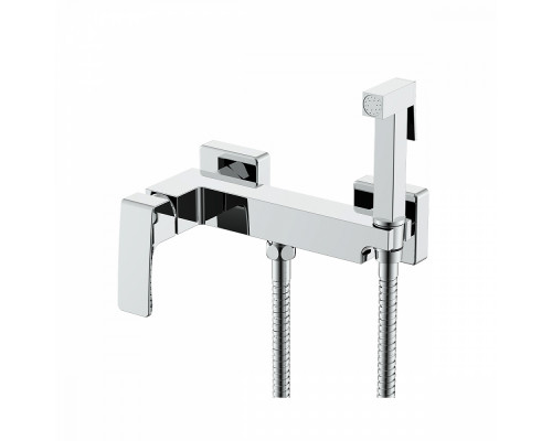 Смеситель Raglo R01.51 с гигиеническим душем настенный , хром