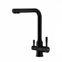 Смеситель Raglo R81.61.06 для кухни с подключением к фильтру излив поворотный, черный