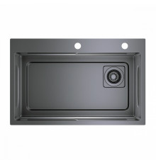 Кухонная мойка Raglo R702.7246 из нержавеющей стали в базу от 80см, графит
