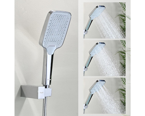 Смеситель Raglo R01.22 для ванны и душа универсальный поворотный излив 35 см, хром