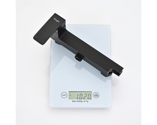 Смеситель Raglo R01.51.06 с гигиеническим душем настенный , черный