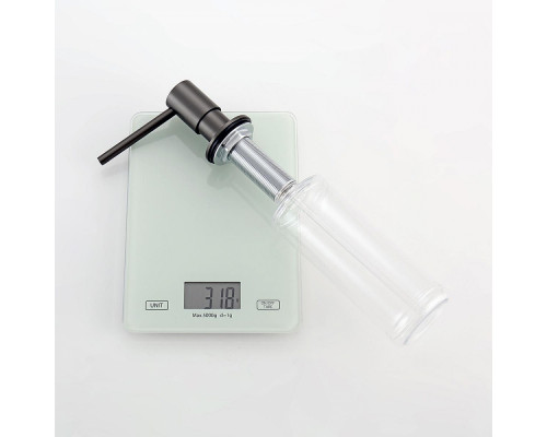 Дозатор для моющего средства на кухню Raglo встраиваемый R720.01.09 латунь, графит