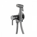 Смеситель Raglo R20.54.06 с гигиеническим душем встраиваемый , графит