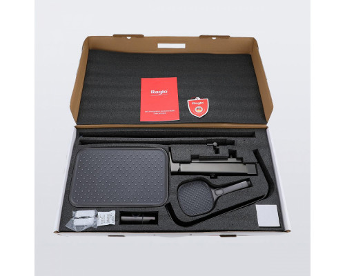 Душевая система Raglo R30.24.09 для ванны и душа излив поворотный 15 см, графит