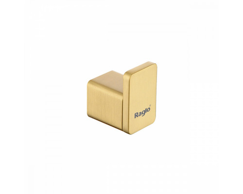 Крючок для полотенец Raglo R301.05.03 одинарный,сатин золотой